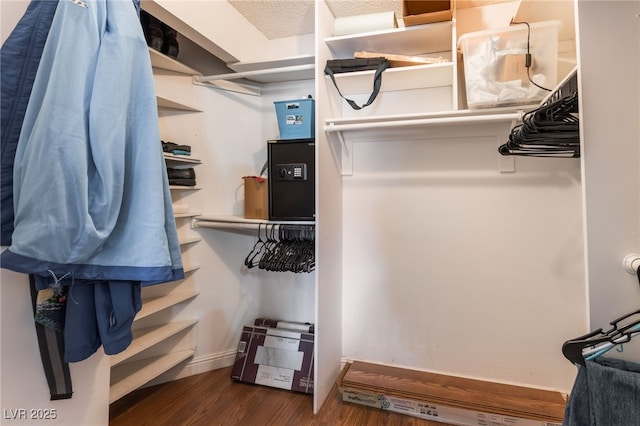 4335 Twin Peaks Dr, North Las Vegas, NV 89032 - walk in closet with wood finished floors