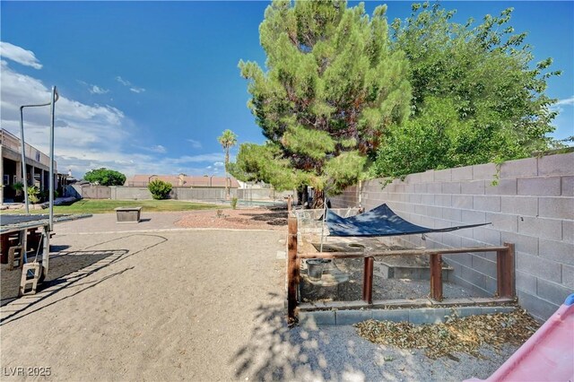 6821 Jeanette St, Las Vegas, NV 89131 - view of yard