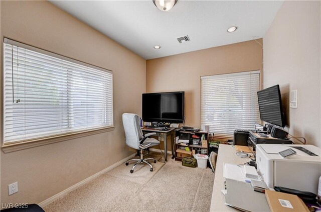6821 Jeanette St, Las Vegas, NV 89131 - office space with carpet flooring, healthy amount of natural light, and baseboards