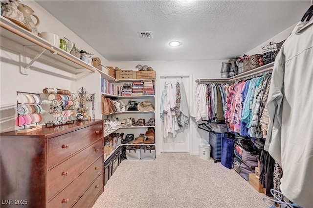 6821 Jeanette St, Las Vegas, NV 89131 - walk in closet featuring carpet floors