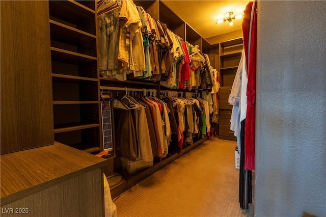 10526 Harvest Wind Dr, Las Vegas, NV 89135 - walk in closet with carpet flooring