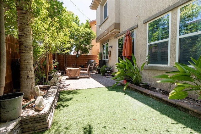 10526 Harvest Wind Dr, Las Vegas, NV 89135 - view of yard with a patio area