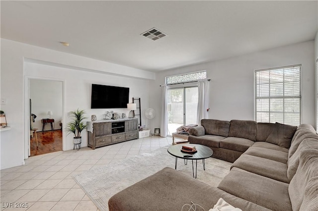 7616 Yondering Ave, Las Vegas, NV 89131 - living room featuring light tile patterned floors