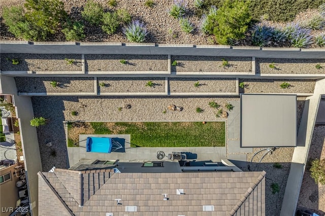 12332 Switchgrass Ave, Las Vegas, NV 89138 - drone / aerial view of a pool