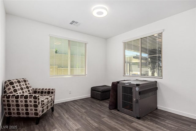12332 Switchgrass Ave, Las Vegas, NV 89138 - sitting room featuring wood finished floors and baseboards
