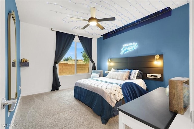 66 Chelsea Manor Ct, Las Vegas, NV 89110 - bedroom with carpet and a ceiling fan