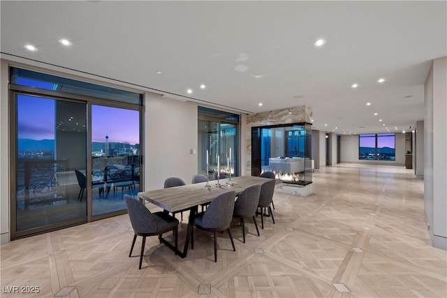 1 Hughes Center Dr Unit 1901, Las Vegas, NV 89169 - dining room featuring recessed lighting