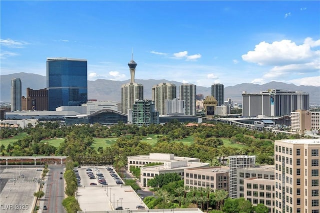 1 Hughes Center Dr Unit 1901, Las Vegas, NV 89169 - skyline view featuring a mountain backdrop