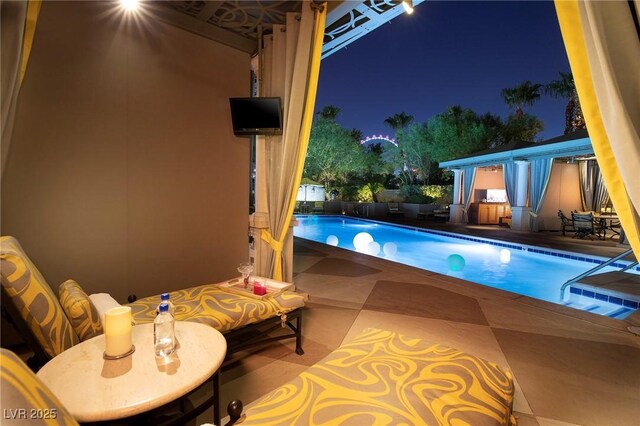 1 Hughes Center Dr Unit 1901, Las Vegas, NV 89169 - view of swimming pool with a patio area