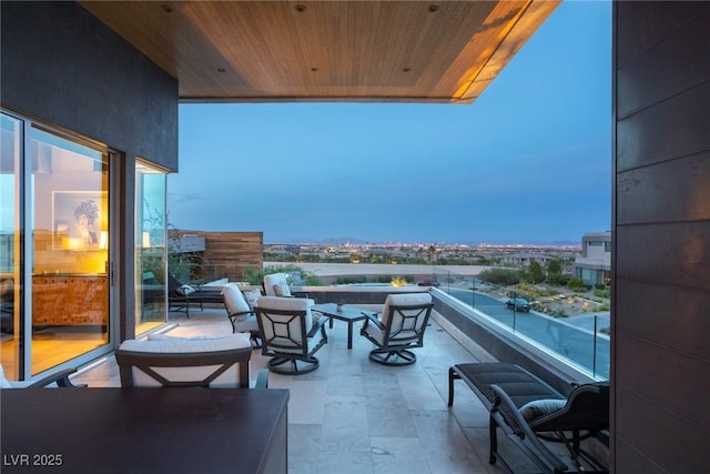 8 Meadowhawk Ln, Las Vegas, NV 89135 - balcony with a city view
