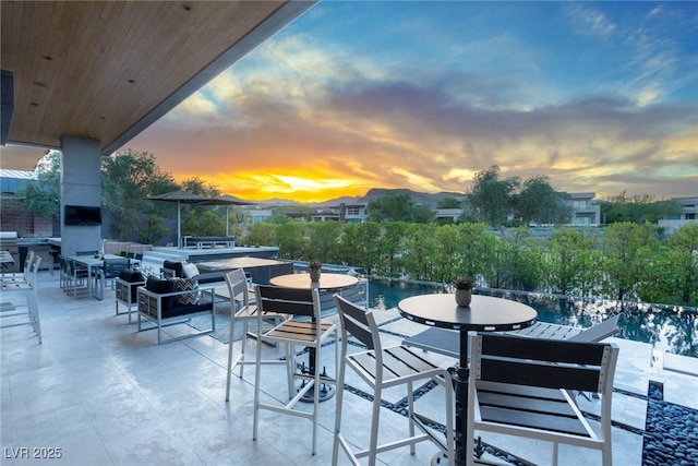 8 Meadowhawk Ln, Las Vegas, NV 89135 - view of patio featuring an outdoor hangout area and outdoor dining space