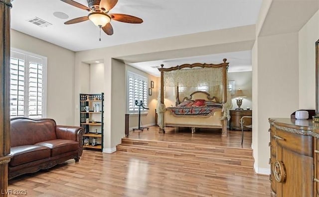 10001 Blairwood Ct, Las Vegas, NV 89178 - bedroom with light wood-style flooring and baseboards
