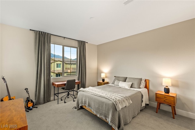 230 Cactus Sunrise St, Las Vegas, NV 89138 - carpeted bedroom with baseboards and a desk
