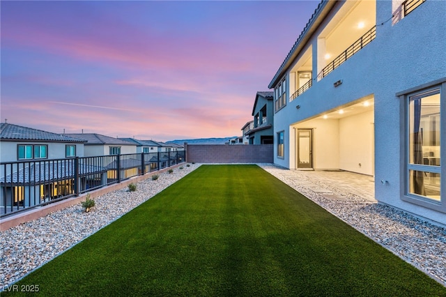 230 Cactus Sunrise St, Las Vegas, NV 89138 - view of yard featuring a residential view and a patio area