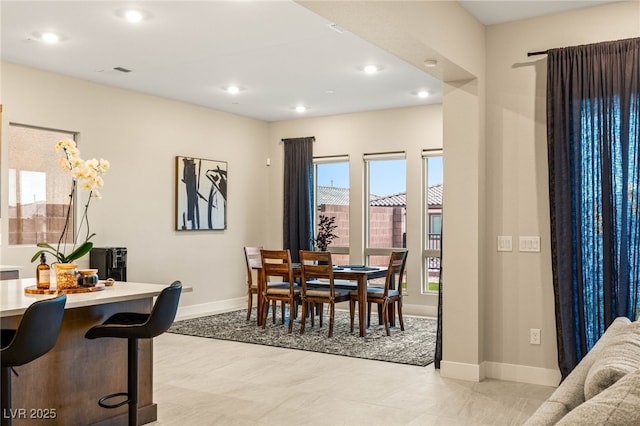 230 Cactus Sunrise St, Las Vegas, NV 89138 - dining room featuring baseboards and recessed lighting