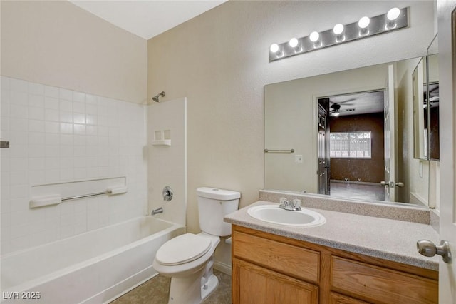 4730 E Craig Rd Unit 1005, Las Vegas, NV 89115 - bathroom with shower / washtub combination, vanity, and tile patterned floors