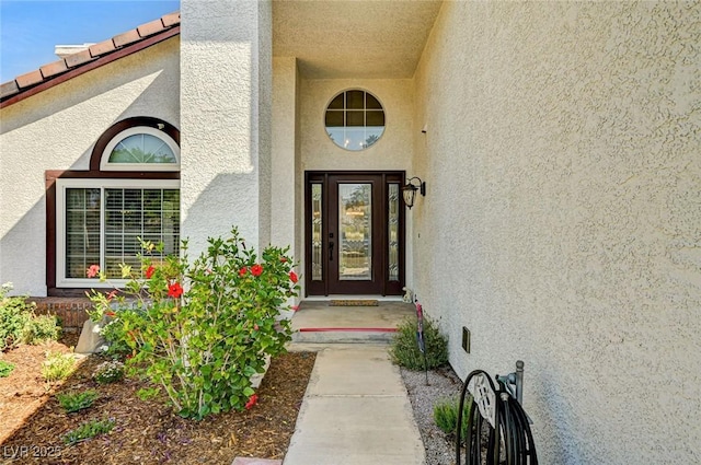 2036 Deer Springs Dr, Henderson, NV 89074 - entrance to property with stucco siding