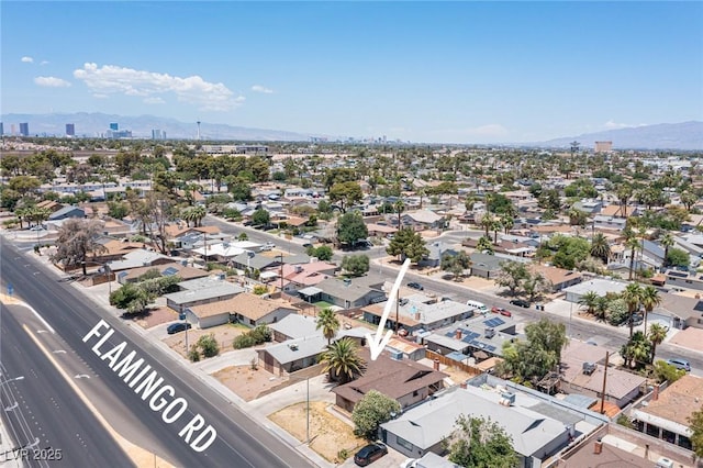 4516 E Flamingo Rd, Las Vegas, NV 89121 - aerial view of a mountain backdrop