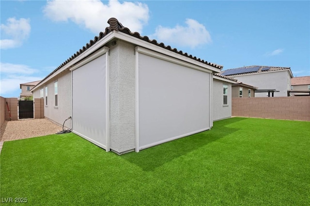 3024 River Brook Ct, Las Vegas, NV 89139 - back of house with stucco siding and a tiled roof