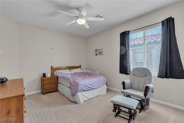 9950 Coyote Echo Ct, Las Vegas, NV 89166 - carpeted bedroom featuring baseboards and ceiling fan