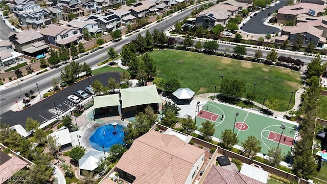 9950 Coyote Echo Ct, Las Vegas, NV 89166 - aerial perspective of suburban area