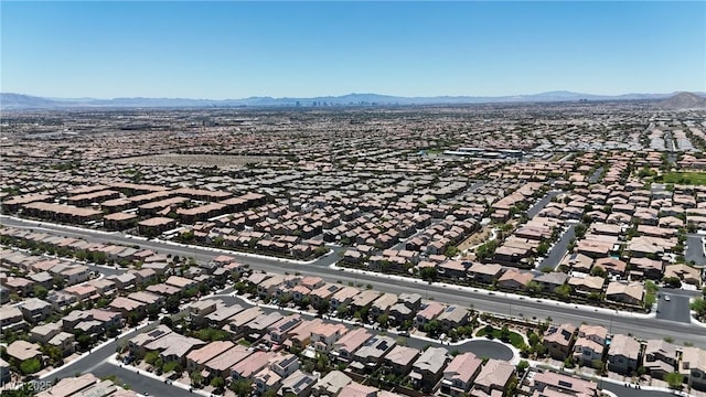 9950 Coyote Echo Ct, Las Vegas, NV 89166 - aerial view of property's location featuring nearby suburban area and a mountainous background