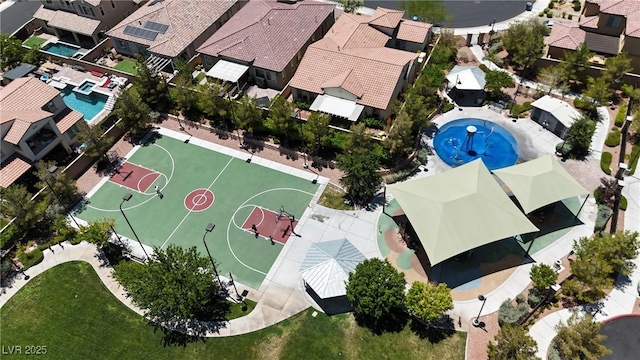 9950 Coyote Echo Ct, Las Vegas, NV 89166 - aerial perspective of suburban area