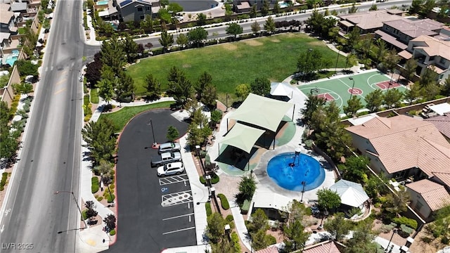 9950 Coyote Echo Ct, Las Vegas, NV 89166 - aerial perspective of suburban area