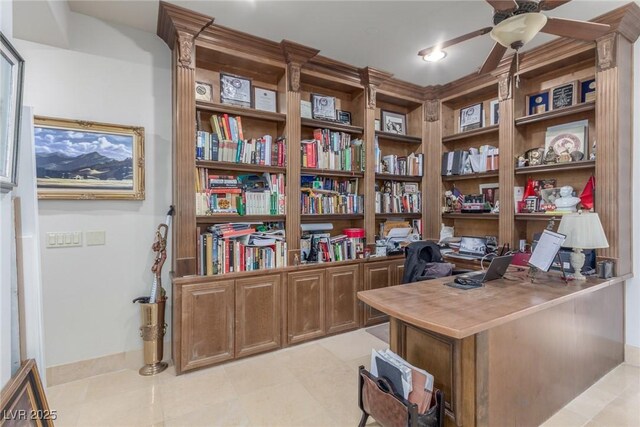9101 Alta Dr Unit 203, Las Vegas, NV 89145 - home office featuring ceiling fan