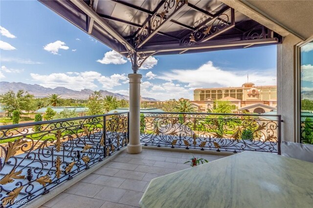 9101 Alta Dr Unit 203, Las Vegas, NV 89145 - balcony with a mountain view