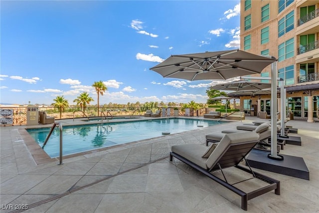 9101 Alta Dr Unit 203, Las Vegas, NV 89145 - view of pool featuring a patio area
