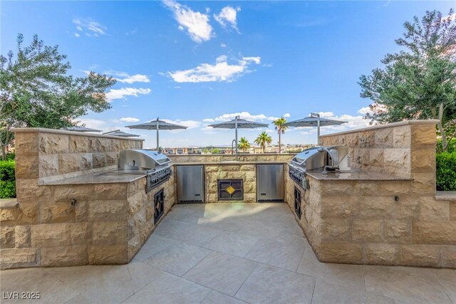 9101 Alta Dr Unit 203, Las Vegas, NV 89145 - view of patio / terrace featuring a sink