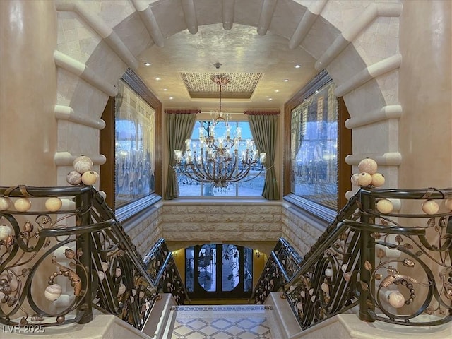 9101 Alta Dr Unit 203, Las Vegas, NV 89145 - detailed view of a chandelier and recessed lighting