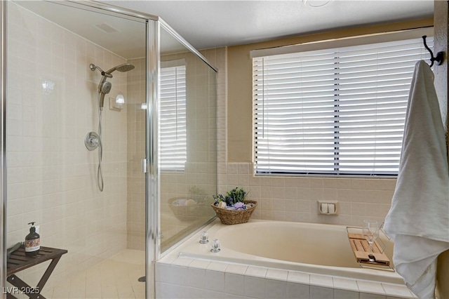 9333 Dry Dock Dr, Las Vegas, NV 89117 - full bathroom with a shower stall and a bath