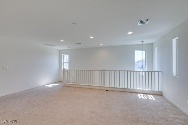 6442 Kobe Knoll Ct, Las Vegas, NV 89141 - unfurnished room featuring light colored carpet and recessed lighting