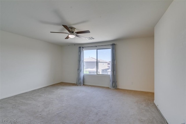 6442 Kobe Knoll Ct, Las Vegas, NV 89141 - spare room featuring carpet flooring and a ceiling fan