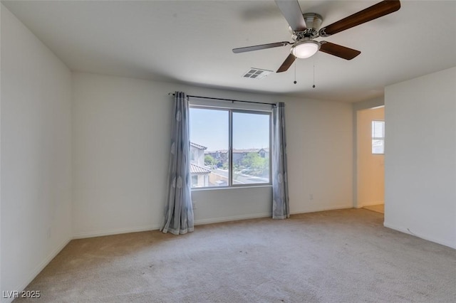 6442 Kobe Knoll Ct, Las Vegas, NV 89141 - carpeted spare room featuring ceiling fan and baseboards