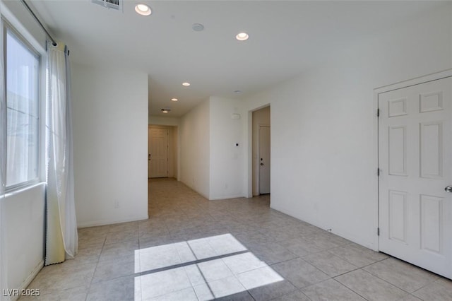 6442 Kobe Knoll Ct, Las Vegas, NV 89141 - unfurnished room with recessed lighting and light tile patterned flooring