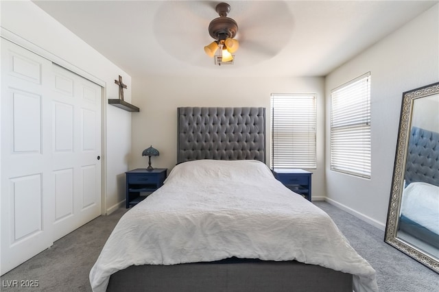 7288 Quarterhorse Ln, Las Vegas, NV 89148 - carpeted bedroom featuring baseboards and ceiling fan