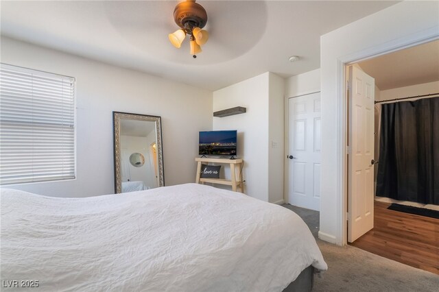 7288 Quarterhorse Ln, Las Vegas, NV 89148 - bedroom featuring carpet flooring and a ceiling fan