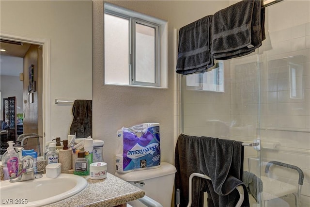 9091 Jumping Jacks Ave, Las Vegas, NV 89178 - full bath with toilet, vanity, and a stall shower