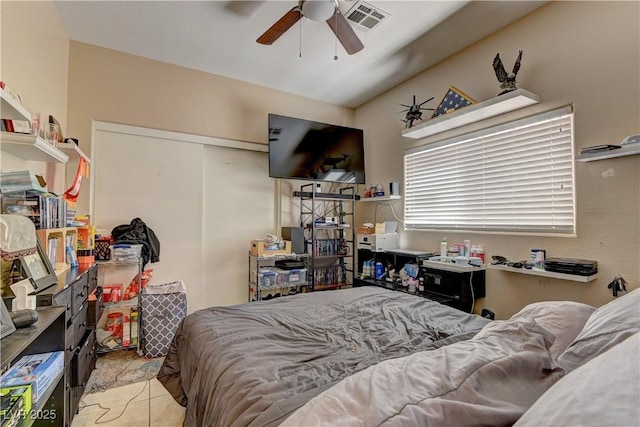 9091 Jumping Jacks Ave, Las Vegas, NV 89178 - bedroom with ceiling fan