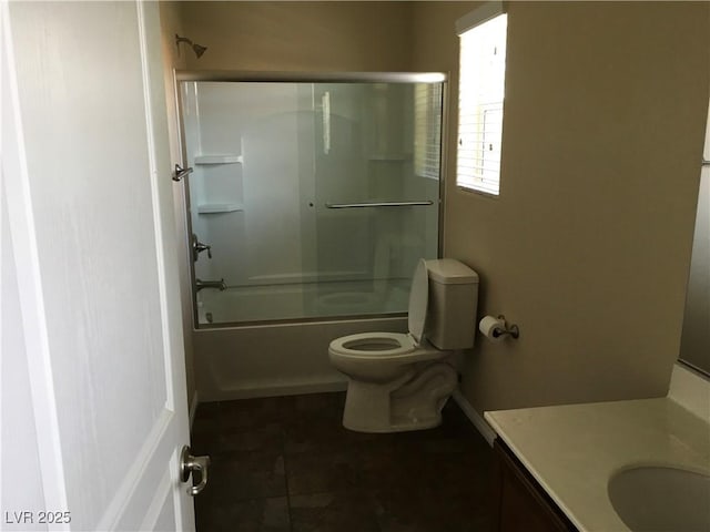 3175 Obscured Light Walk, Henderson, NV 89044 - full bathroom featuring vanity, toilet, and enclosed tub / shower combo