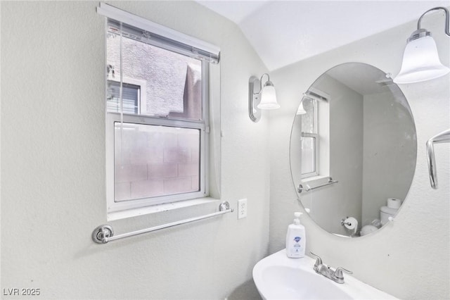 8341 Lower Trailhead Ave, Las Vegas, NV 89113 - bathroom featuring a sink and healthy amount of natural light