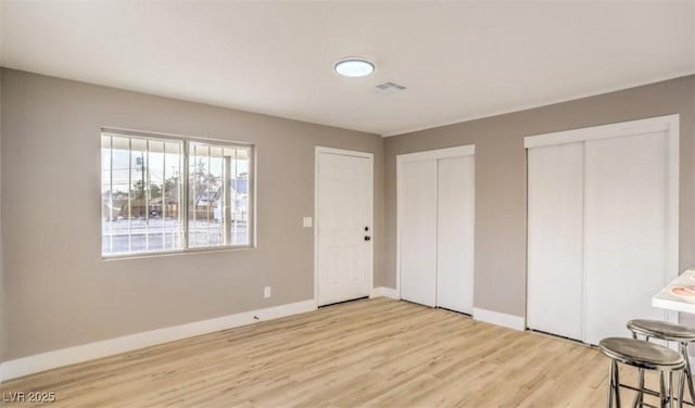 1820 Yale St, North Las Vegas, NV 89030 - foyer with wood finished floors and baseboards
