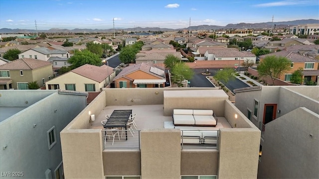 8055 Haywood Estate Ave, Las Vegas, NV 89113 - aerial perspective of suburban area featuring mountains