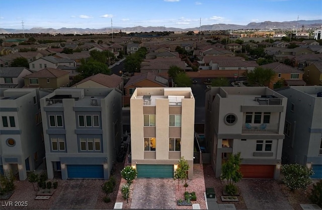 8055 Haywood Estate Ave, Las Vegas, NV 89113 - aerial perspective of suburban area with a mountain backdrop