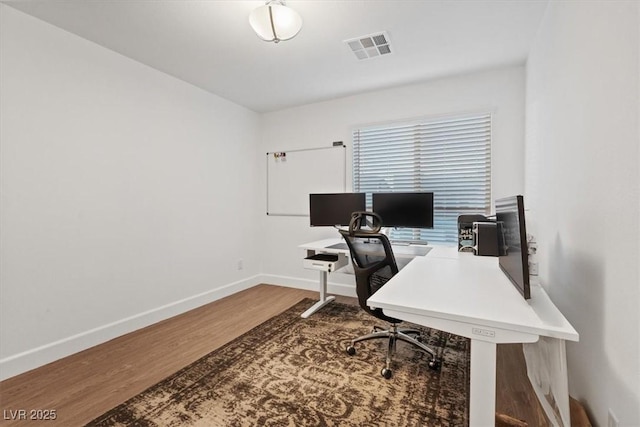 8055 Haywood Estate Ave, Las Vegas, NV 89113 - office with wood finished floors and baseboards