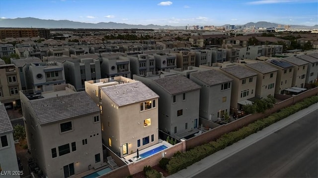 8055 Haywood Estate Ave, Las Vegas, NV 89113 - city view with a mountain backdrop and nearby suburban area