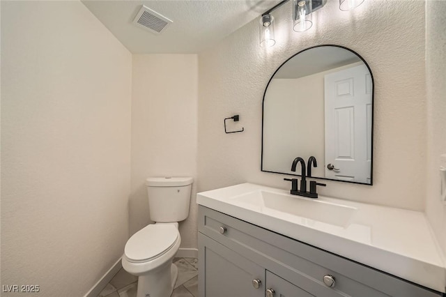 1501 Lucia Dr, Las Vegas, NV 89128 - half bathroom with vanity and marble finish flooring
